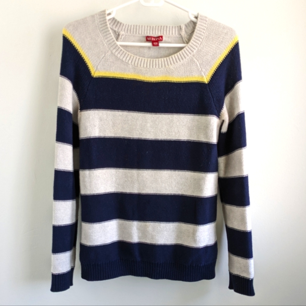 Merona 100% Cotton Striped Sweater